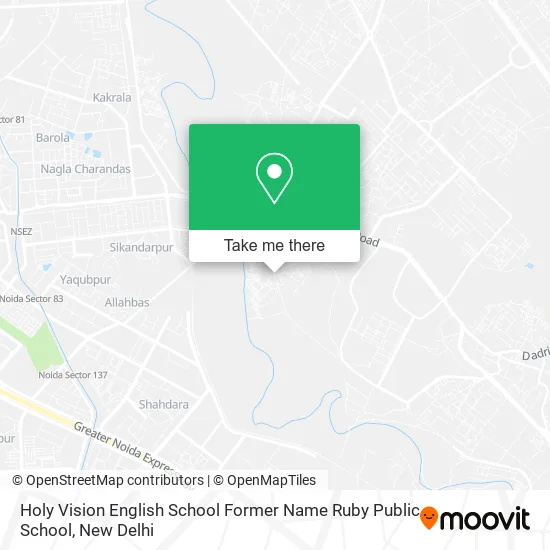 Holy Vision English School Former Name Ruby Public School map