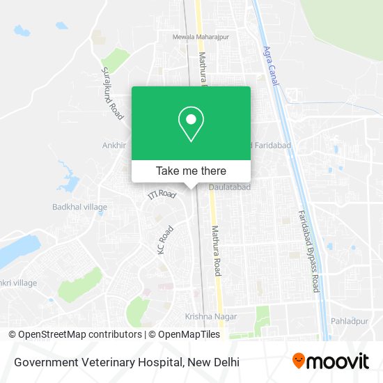 Government Veterinary Hospital map