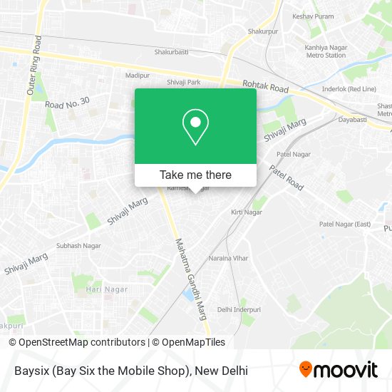 Baysix (Bay Six the Mobile Shop) map