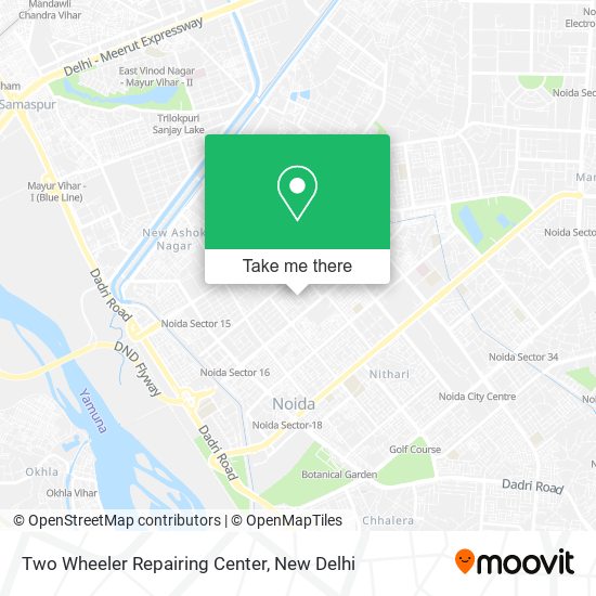 Two Wheeler Repairing Center map