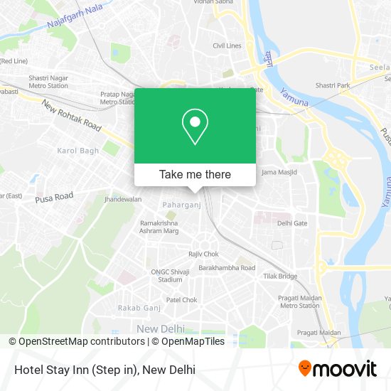 Hotel Stay Inn (Step in) map