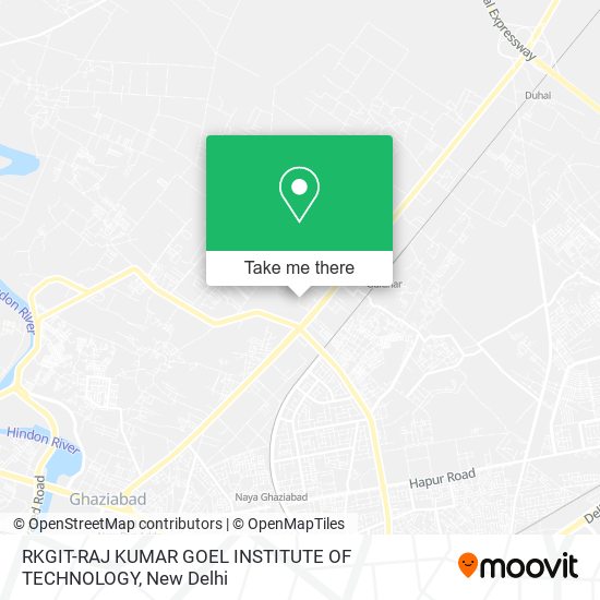 RKGIT-RAJ KUMAR GOEL INSTITUTE OF TECHNOLOGY map