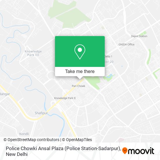 Police Chowki Ansal Plaza (Police Station-Sadarpur) map