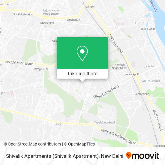 Shivalik Apartments map