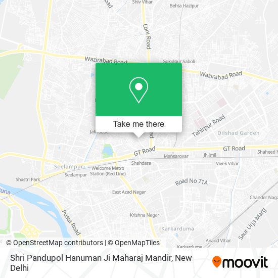 Shri Pandupol Hanuman Ji Maharaj Mandir map