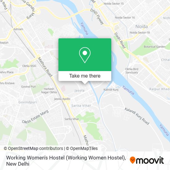 Working Women's Hostel map