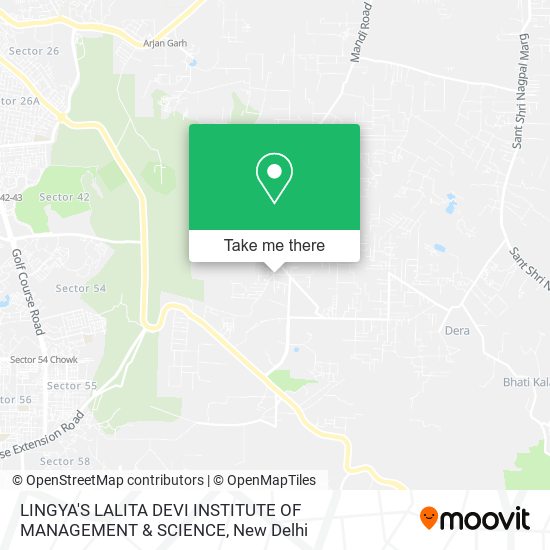 LINGYA'S LALITA DEVI INSTITUTE OF MANAGEMENT & SCIENCE map