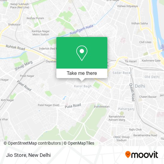 Jio Store map