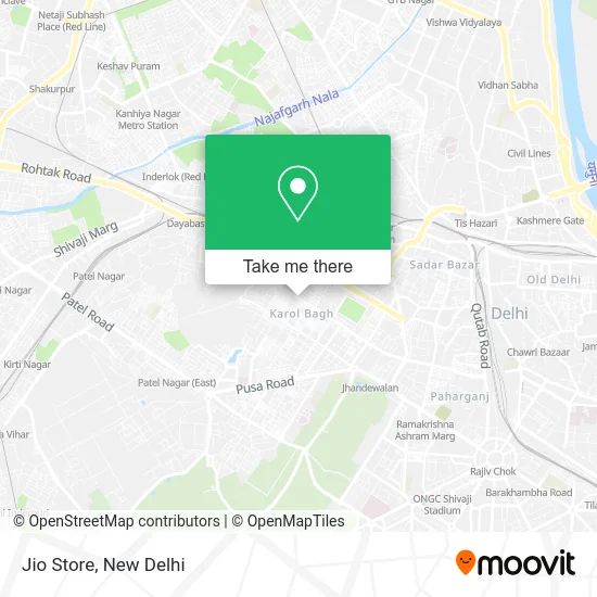 Jio Store map