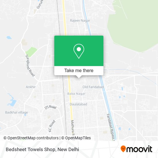 Bedsheet Towels Shop map