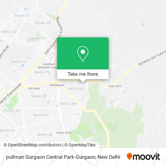 pullman Gurgaon Central Park-Gurgaon map