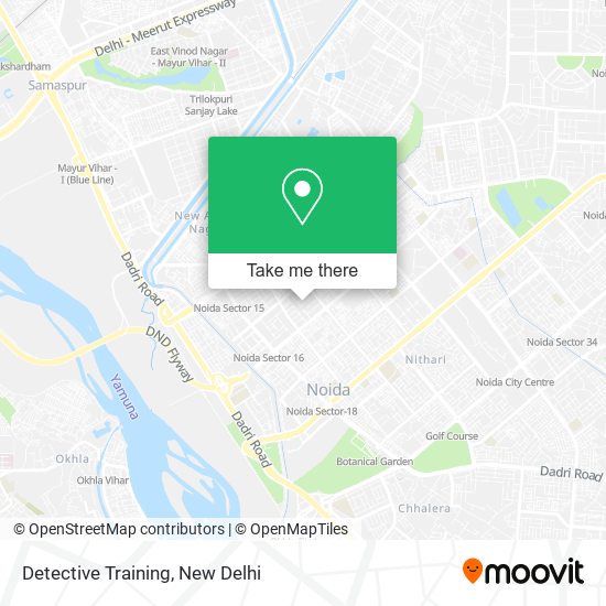 Detective Training map