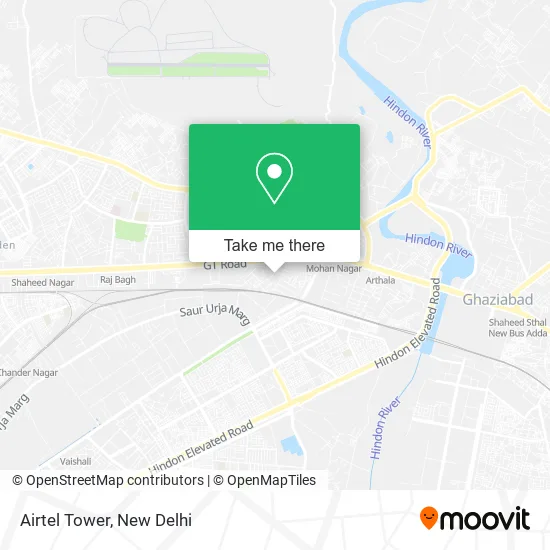 Airtel Tower map