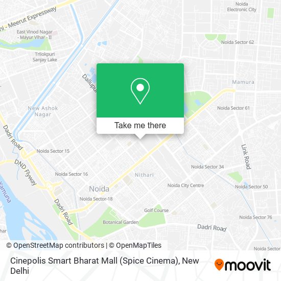 Cinepolis Smart Bharat Mall (Spice Cinema) map