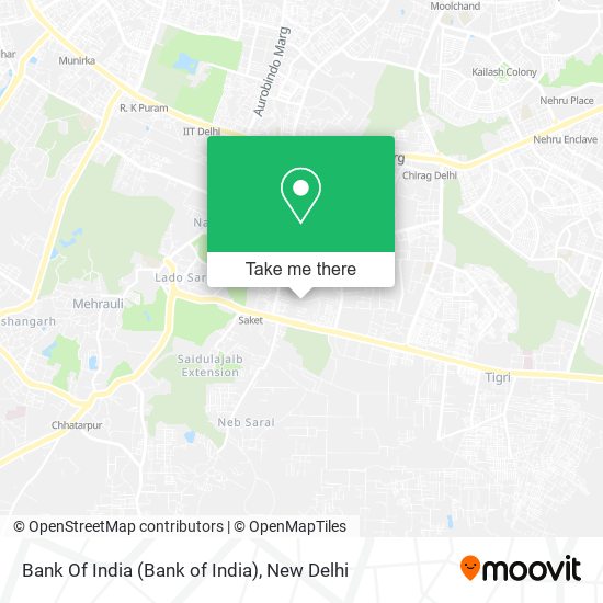 Bank Of India (Bank of India) map
