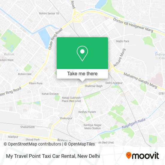 My Travel Point Taxi Car Rental map