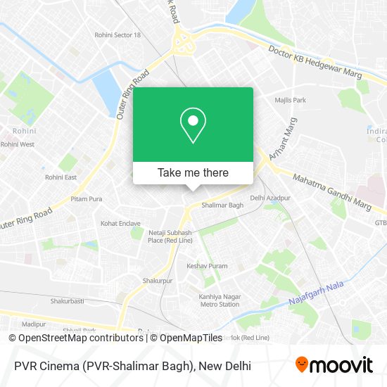 PVR Cinema (PVR-Shalimar Bagh) map