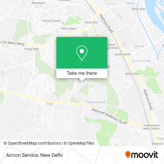 Aircon Service map