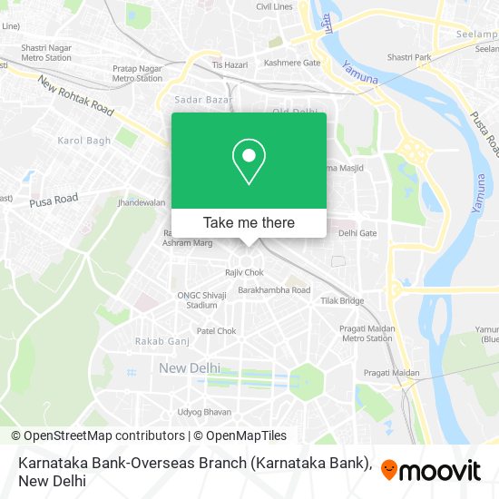 Karnataka Bank-Overseas Branch map