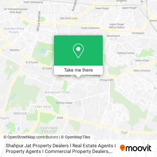 Shahpur Jat Property Dealers I Real Estate Agents I Property Agents I Commercial Property Dealers map