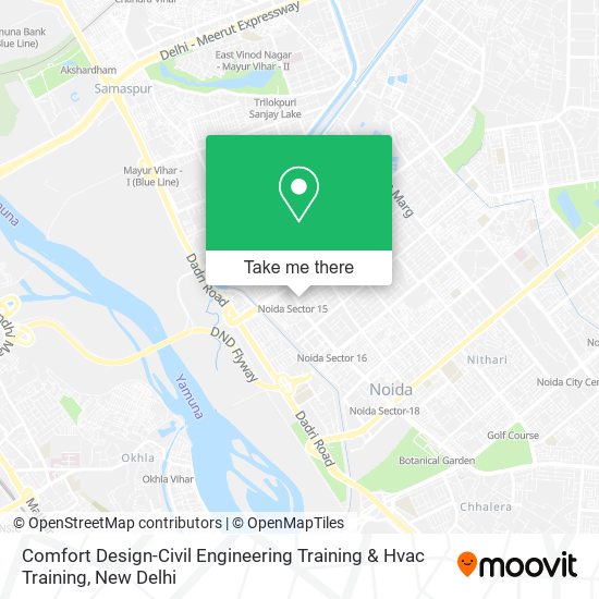 Comfort Design-Civil Engineering Training & Hvac Training map