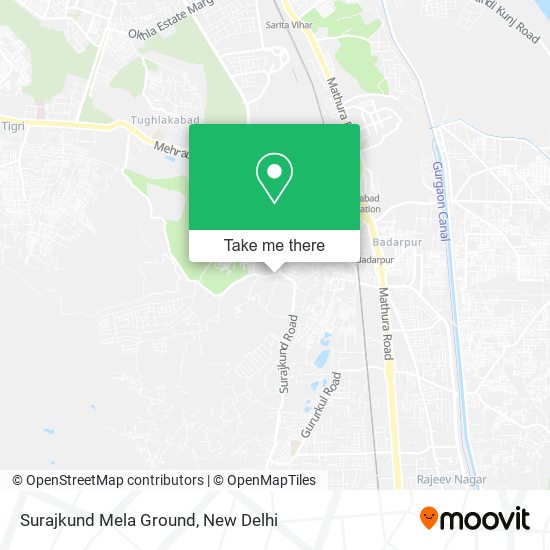 Surajkund Mela Ground map