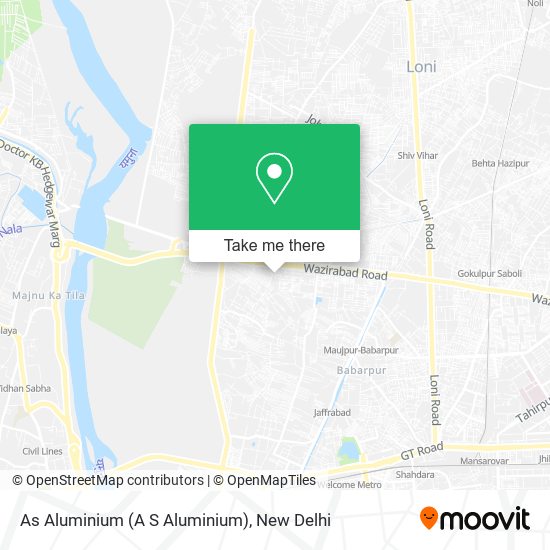 As Aluminium (A S Aluminium) map