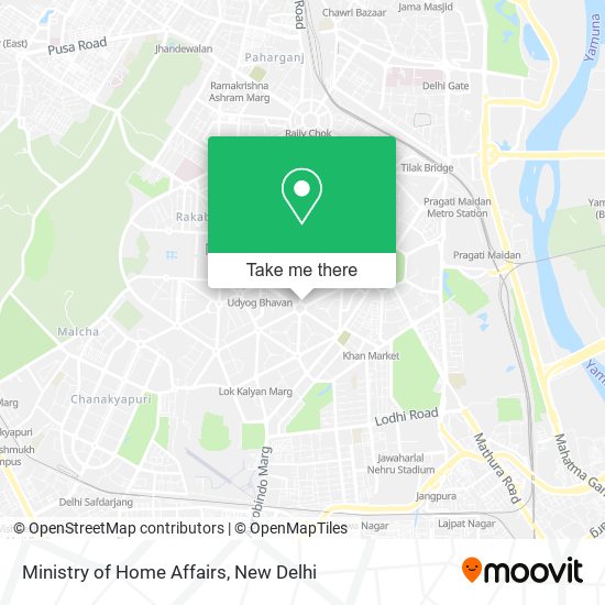 Ministry of Home Affairs map