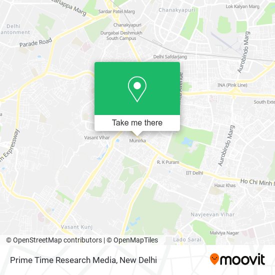 Prime Time Research Media map