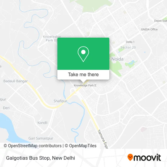 Galgotias Bus Stop map