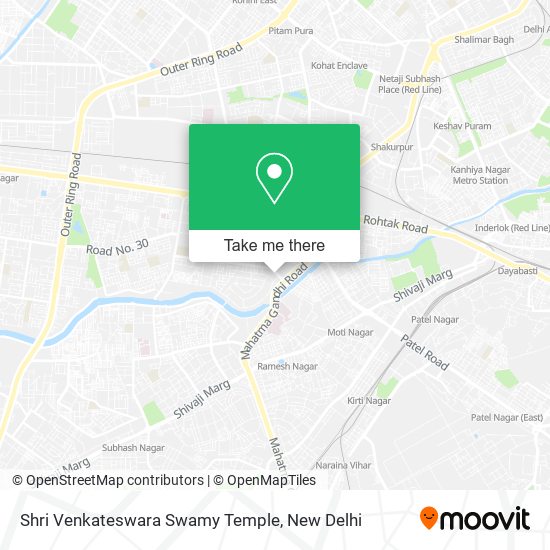 Shri Venkateswara Swamy Temple map