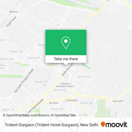 Trident-Gurgaon (Trident Hotel-Gurgaon) map