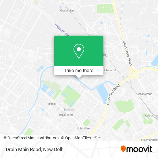 Drain Main Road map