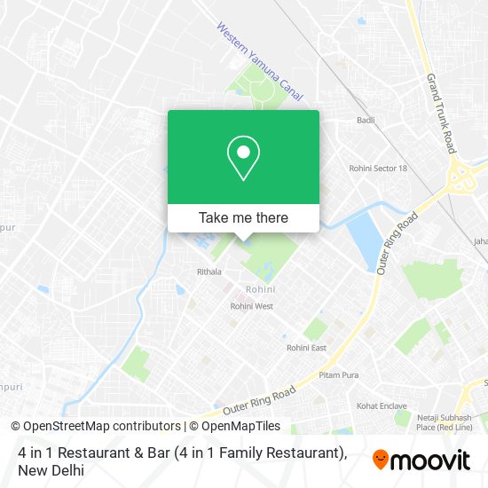 4 in 1 Restaurant & Bar map