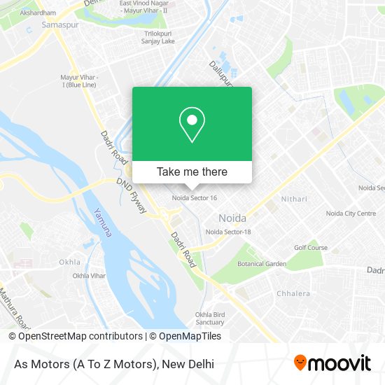 As Motors (A To Z Motors) map