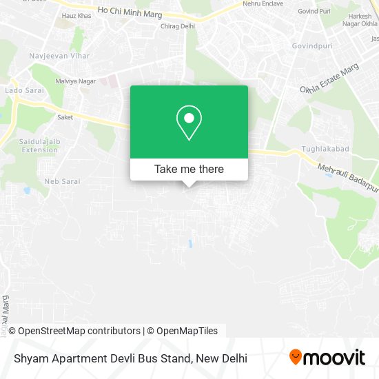 Shyam Apartment Devli Bus Stand map