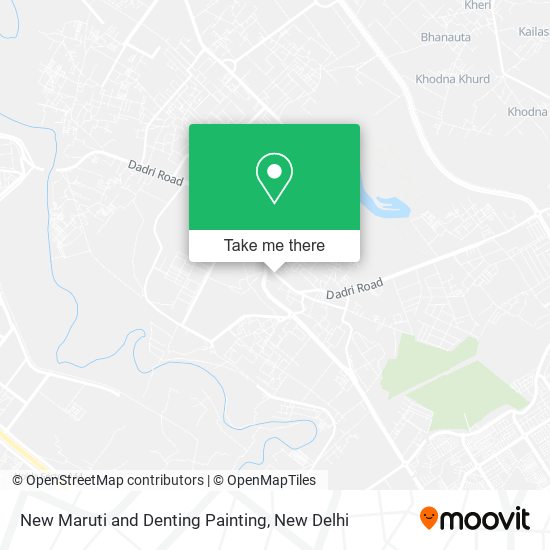 New Maruti and Denting Painting map