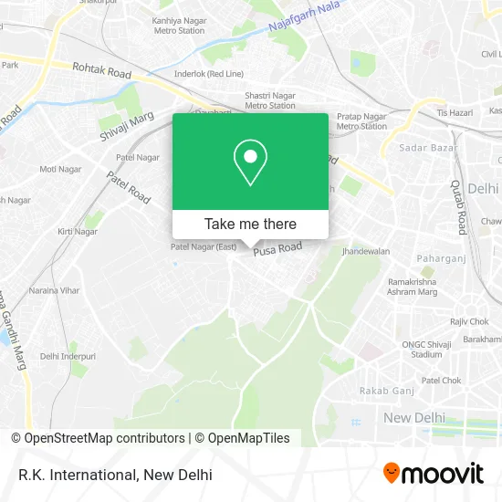 R.K. International map