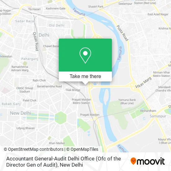 Accountant General-Audit Delhi Office (Ofc of the Director Gen of Audit) map