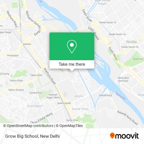 Grow Big School map