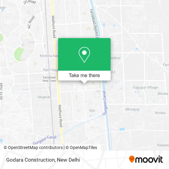 Godara Construction map