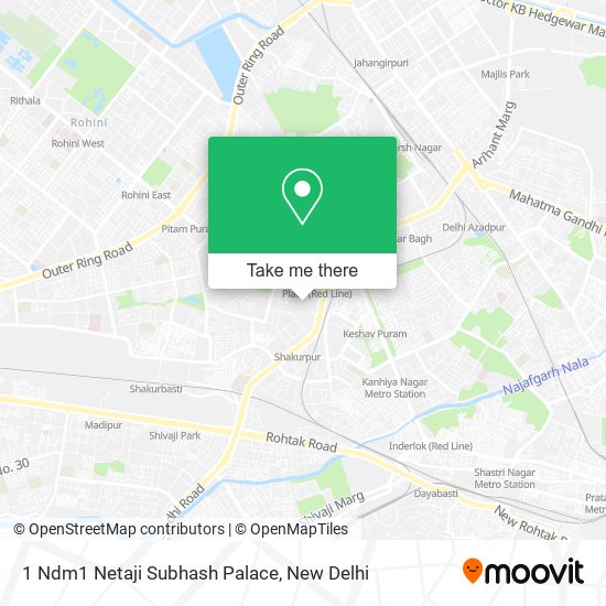 1 Ndm1 Netaji Subhash Palace map