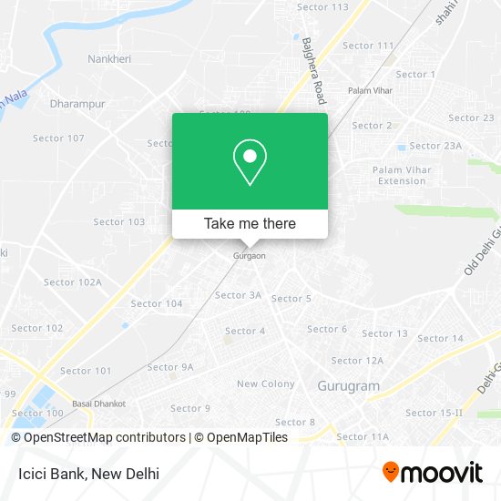 Icici Bank map