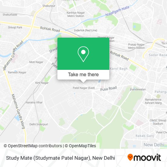 Study Mate (Studymate Patel Nagar) map