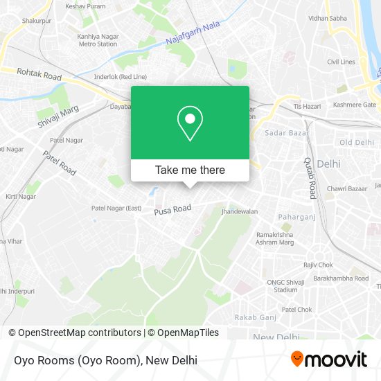 Oyo Rooms map