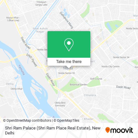 Shri Ram Palace (Shri Ram Place Real Estate) map