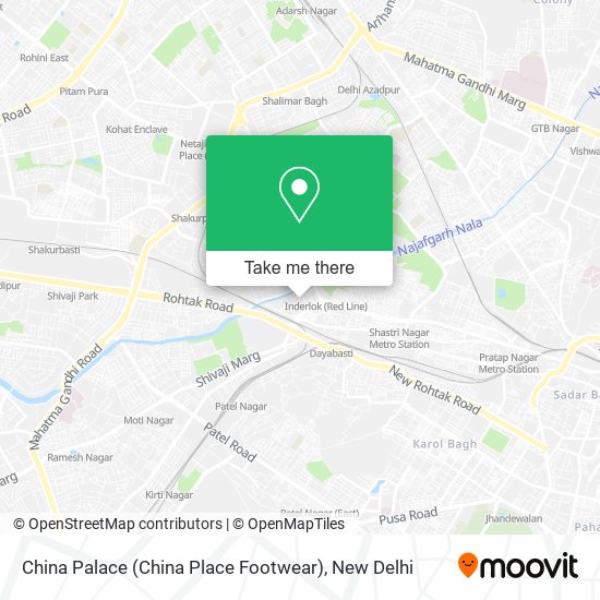 China Palace (China Place Footwear) map