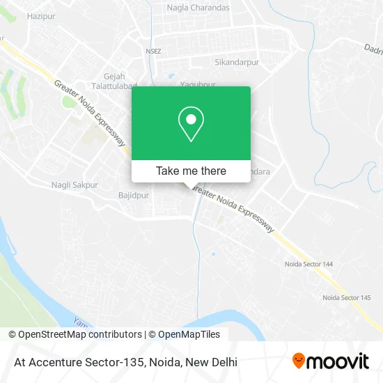 At Accenture Sector-135, Noida map