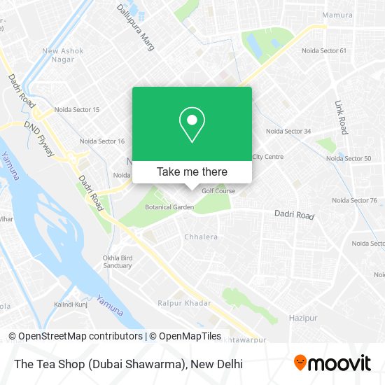The Tea Shop (Dubai Shawarma) map