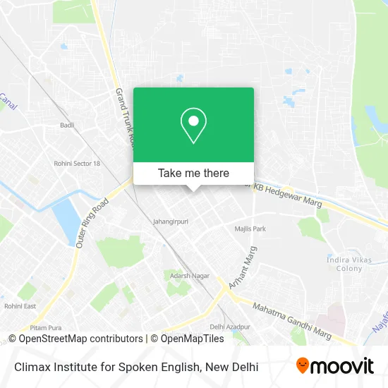 Climax Institute for Spoken English map